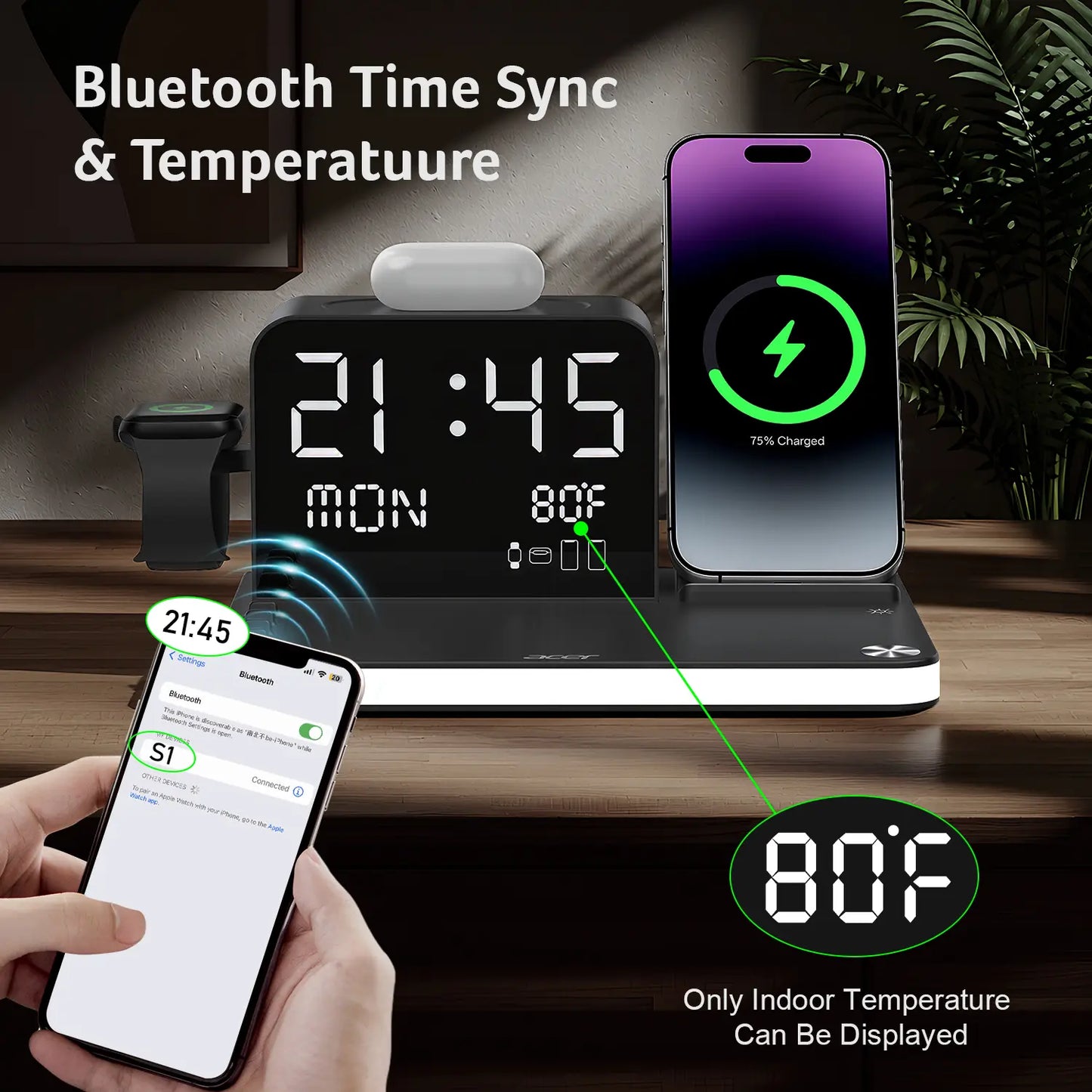 Fob’inc 7‑in‑1 Wireless Charging Station